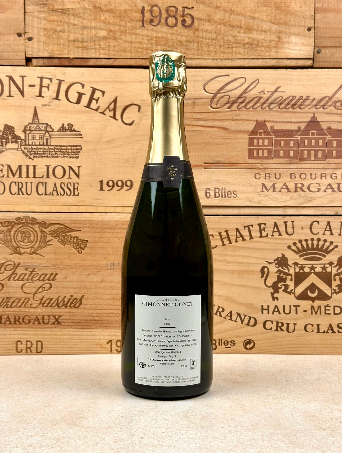 Champagne Gimonnet-Gonet L'Eclat Grand Cru Brut Rosé