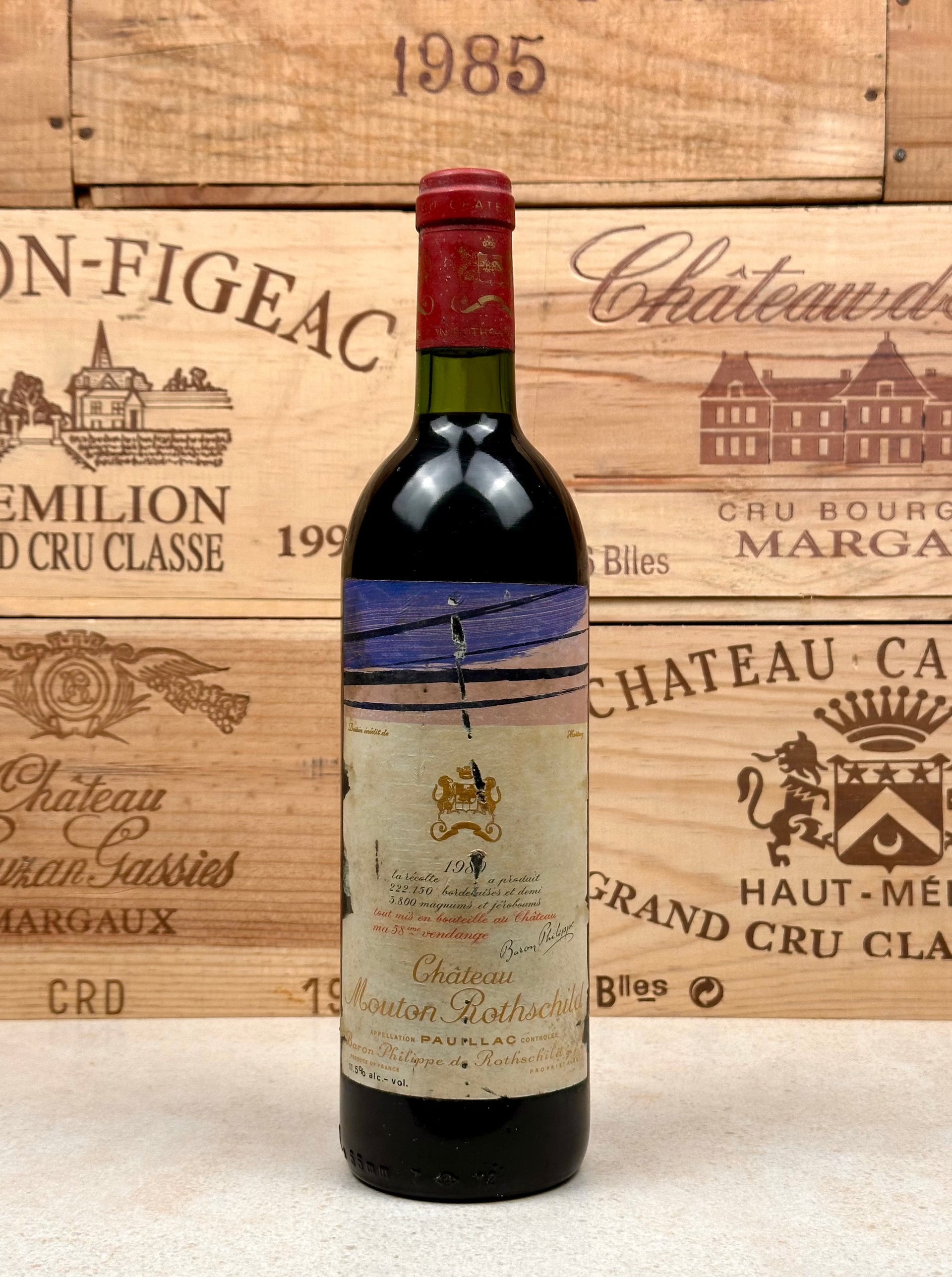 Château Mouton Rothschild 1980 Château Mouton Rothschild 1980 – 1er Grand Cru Classé Bordeaux