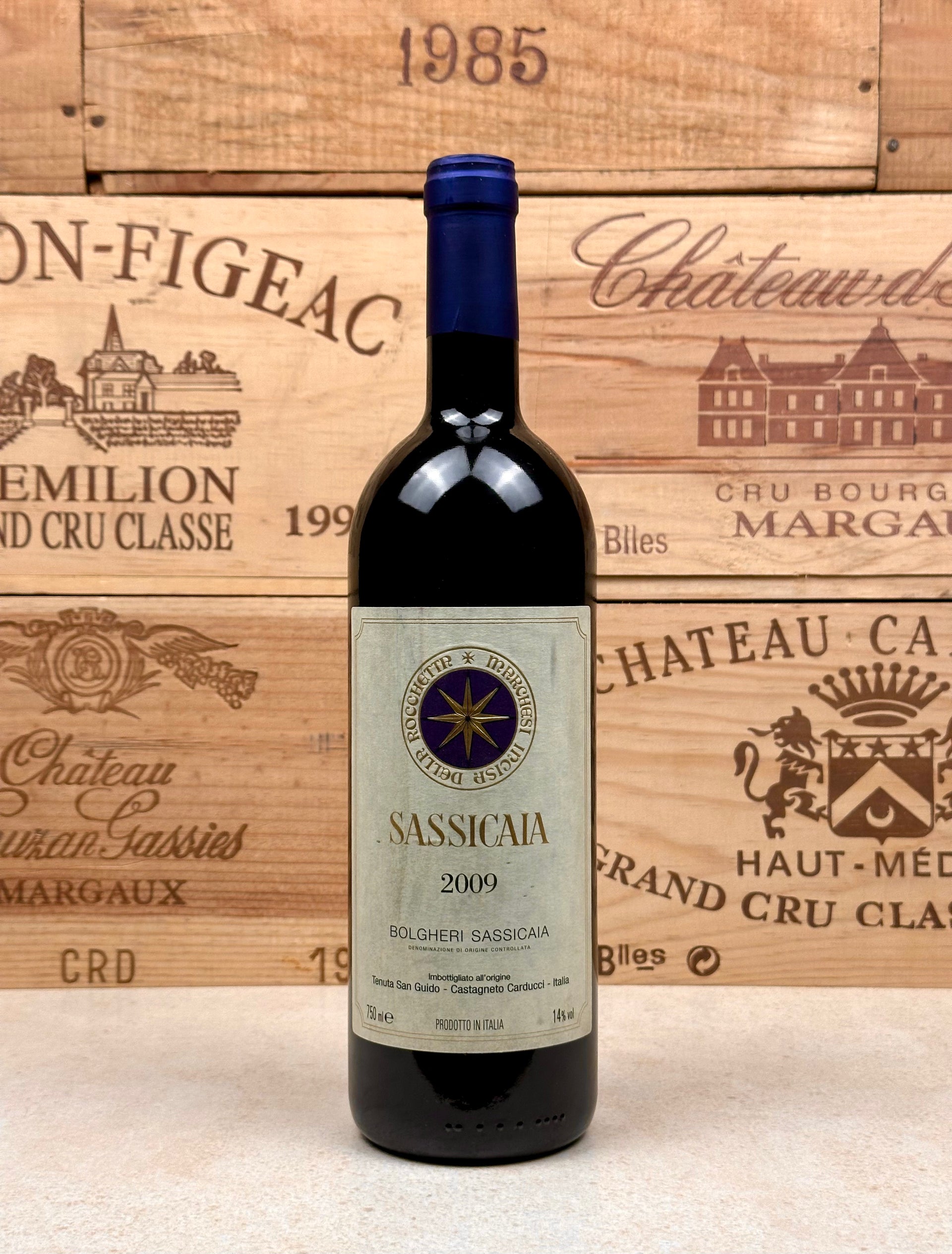 ワイン Sassicaia 2009 Bolgheri Sassicaia Sassicaia 2009 - Tenuta San Guido - Bolgheri Vintage Wine – Jumpin
