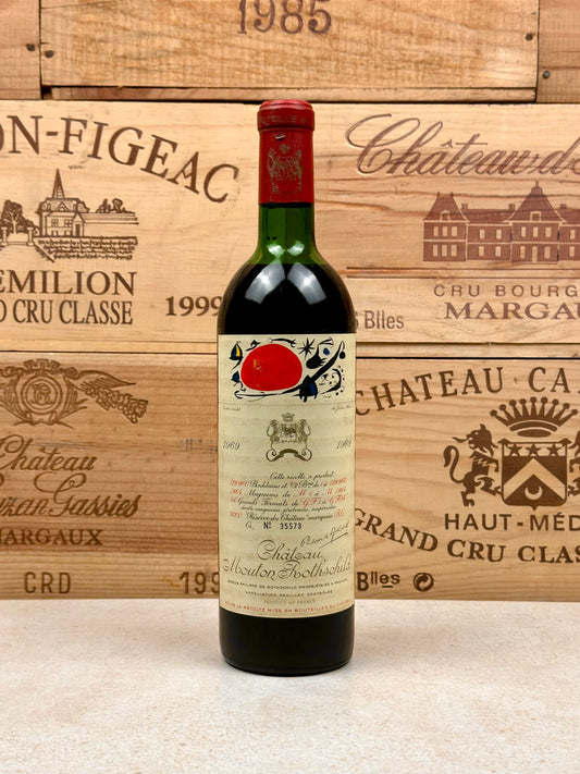 Chateau Mouton Rothschild - Chateau Mouton Rothschild 1969 1er Grand Cru Classé